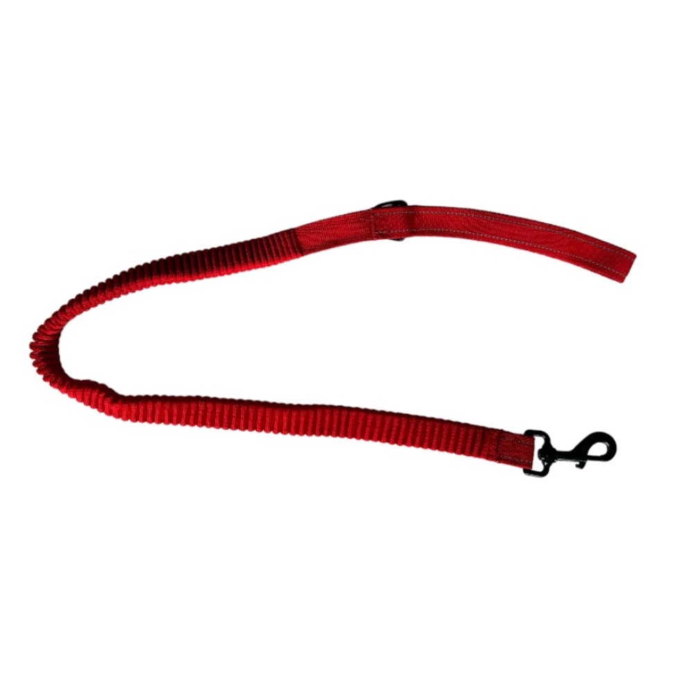 Red Dog Leash Bungee Pet Lead 4-6 ft - Picture 4 of 5